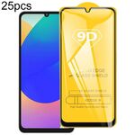 Per Samsung Galaxy F06 5G 25 pezzi 9D Full Glue Pellicola in vetro temperato per schermo