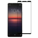 Per Sony Xperia 1 II Pellicola in vetro temperato per schermo intero in alluminio con stampa serigrafica