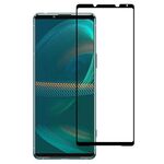 Per Sony Xperia 5 III Pellicola in vetro temperato a schermo intero in alluminio con stampa serigrafica