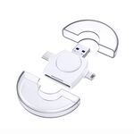 Lettore di schede multifunzione rotondo 6 in 1 da USB-A a USB-C / Tipo-C + Micro USB + 8 pin (bianco)