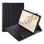 Per Honor Pad X9 Pro 11.5 AH28-AS Custodia per tablet in pelle con tastiera Bluetooth retroilluminata staccabile ultrasottile con touchpad (nero)