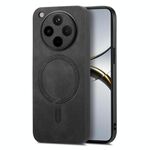 Per OPPO Find X8 Pro Retro Magsafe Custodia per telefono con retro magnetico in PU (nero)