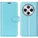 Custodia per telefono in pelle con supporto e flip orizzontale con texture litchi per Xiaomi Redmi 14C 4G (blu)