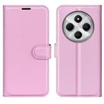 Per Xiaomi Redmi 14C 4G Custodia per telefono in pelle con texture Litchi orizzontale con supporto (rosa)