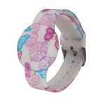 Per AirTag Locator Kids Cinturino impermeabile per orologio Dispositivo anti-smarrimento Custodia protettiva stampata in silicone, Stile: Iris
