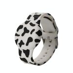 Per AirTag Locator Kids Cinturino impermeabile per orologio Dispositivo anti-smarrimento Custodia protettiva stampata in silicone, Stile: stampa mucca