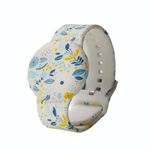 Per AirTag Locator Kids Cinturino impermeabile per orologio Dispositivo anti-smarrimento Custodia protettiva stampata in silicone, Stile: Foglie