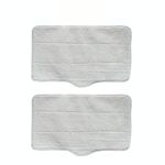2 pezzi/confezione straccio per mocio per XiaoMi Deerma Steam Mop ZQ610 ZQ600 ZQ100 (bianco)