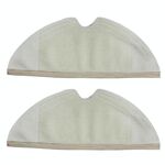 2 pezzi/confezione straccio mop pad per aspirapolvere Xiaomi Mi Smart Robot 2a generazione S50 S51 30x11cm (beige)