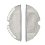 2 pezzi/pacco di panni per mocio per Xiaomi Mijia 1C / 2C / 1T accessori per aspirapolvere robot (grigio)