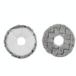2 pezzi/confezione di stracci per mocio per Ecovacs DEEBOT X1 TURBO / X1 PLUS / X1 OMNI / T10 TURBO (blu grigio)