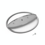 Per console di gioco PS5 / PS5 Slim / PS5 Pro Supporto verticale da tavolo Base antiscivolo (grigio)