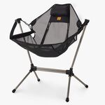 Naturehike Sedia a dondolo pieghevole per esterni Sedia reclinabile portatile Sedia a dondolo per il tempo libero Campeggio Picnic (maglia nera)