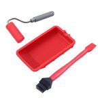 ZH9217-1 Vassoio per colla Pennello Strumento Custodia in silicone Pennello a rullo Vassoio per vernice riutilizzabile Contenitore per colla per lavorazione del legno