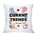 Federa per cuscino per divano stampata Current Trends senza stampa centrale su richiesta, dimensioni: 35x35 cm (raso lucido)
