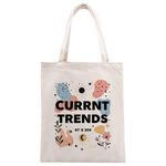 Tendenze attuali Stampa su tela Borsa a mano Stampa su richiesta, Dimensioni: 30x25 cm (beige)
