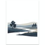 Stampa decorativa su tela senza cornice EPSON Inkjet 320g Quiet River, su richiesta, dimensioni: 15x20 cm
