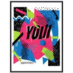 Dipinto decorativo Vitality con cornice PS Stampa su richiesta, dimensioni: 15x20 cm