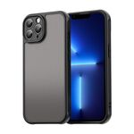 Per iPhone 13 Pro Fan Dun Series TPU Hybrid PC Custodia per telefono satinato (nero)