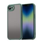 Per iPhone 16e Fan Dun Series TPU Hybrid PC Custodia per telefono glassata (verde)