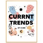 Tendenze attuali Pittura decorativa con cornice in lega di alluminio Stampa su richiesta, dimensioni: 15x20 cm