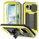 Per iPhone 16e Custodia per telefono con supporto impermeabile IP54 Life con fotocamera scorrevole (giallo)