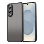 Per Samsung Galaxy S25 Edge 5G Fan Dun Series TPU Hybrid PC Custodia per telefono glassata (nero)