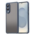 Per Samsung Galaxy S25 Edge 5G Fan Dun Series TPU Hybrid PC Custodia per telefono glassata (blu)