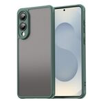 Per Samsung Galaxy S25 Edge 5G Fan Dun Series TPU Hybrid PC Custodia per telefono glassata (verde)