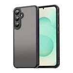 Per Samsung Galaxy S25+ 5G Fan Dun Series TPU Hybrid PC Custodia per telefono glassata (nero)