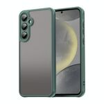 Per Samsung Galaxy S24 5G Fan Dun Series TPU Hybrid PC Custodia per telefono glassata (verde)
