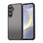 Per Samsung Galaxy S24+ 5G Fan Dun Series TPU Hybrid PC Custodia per telefono glassata (nero)