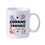 Tendenze attuali Stampa semplice Tazza da latte in ceramica bianca Tazza da acqua Stampa su richiesta