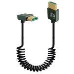 Cavo a molla HDMI 2.1 8K 60HZ, lunghezza 0,5 m, specifiche: piegatura inversa