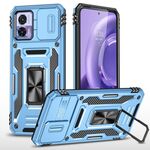 Motorola Edge 30 Neo Armor PC + custodia protettiva per fotocamera in TPU (blu chiaro)