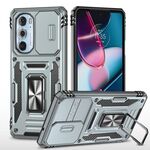 Motorola Edge 30 Pro Armor PC + custodia protettiva per fotocamera in TPU (grigio)