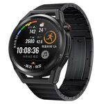 Per Huawei Watch GT Runner cinturino in lega di titanio a sgancio rapido (nero)