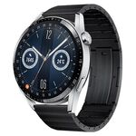 Per Huawei Watch GT3 46mm cinturino in lega di titanio a sgancio rapido (nero)