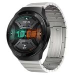 Cinturino per orologio a sgancio rapido in lega di titanio per Huawei Watch GT 2e (argento)