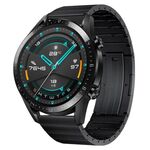 Per Huawei Watch GT2 46mm cinturino in lega di titanio a sgancio rapido (nero)