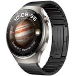 Per Huawei Watch 4/4 Pro One Bead cinturino in lega di titanio (nero)
