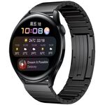 Per Huawei Watch 3 cinturino in lega di titanio One Bead (nero)