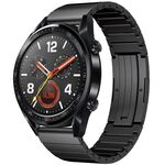 Per Huawei Watch GT 42mm / 46mm Cinturino in lega di titanio One Bead (nero)