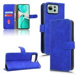 Per ASUS Zenfone 12 Ultra Skin Feel Custodia magnetica in pelle Flip Phone (blu)