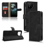 Per ASUS ROG Phone 9 Custodia in pelle magnetica Skin Feel Flip (nera)