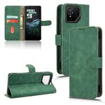 Per ASUS ROG Phone 9 Custodia in pelle magnetica Skin Feel Flip (verde)