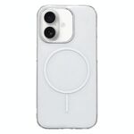 Per iPhone 16 Custodia per telefono MagSafe sottile in PC trasparente (bianco)