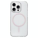 Per iPhone 13 Pro Max Custodia per telefono MagSafe sottile in PC trasparente e colorato (rosa)