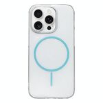 Per iPhone 13 Pro Max Custodia per telefono MagSafe sottile in PC trasparente e colorato (blu)