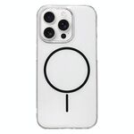 Per iPhone 13 Pro Max Custodia per telefono MagSafe sottile in PC trasparente e colorato (nero)
